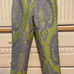 Paisley Capri style pant